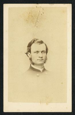 U.S. soldier, possibly Major Gilbreth, U.S.A
