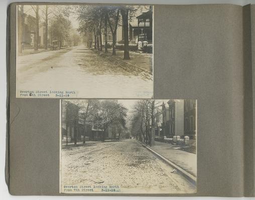 First image: Overton Street looking North from 8th Street // Second image: Overton Street looking North from 7th Street Newport, Kentucky