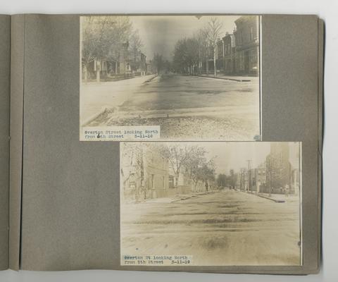 First image: Overton Street looking North from 6th Street // Second image: Overton St looking North from 5th Street Newport, Kentucky