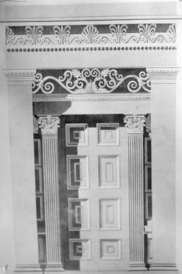 Front Door Design - Note on slide: Menard Lafever / Modern Builder's Guide / Plate 82