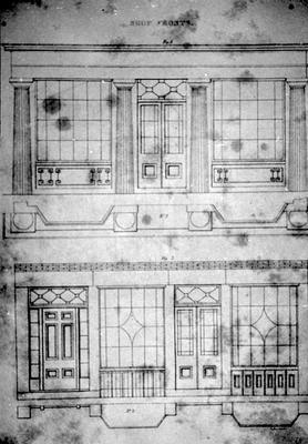 Shop Front - Note on slide: G. Shaw / Civil Architecture, 1836