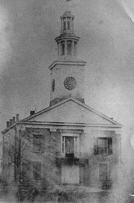 Mount Sterling Courthouse - Note on slide: Burned 1863