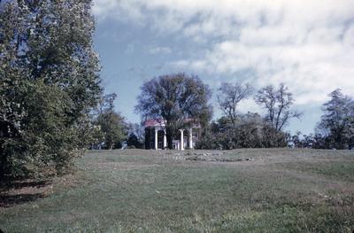 Cedar Hall - Helm Place - Note on slide: Bowman's Mill Road