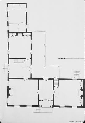 Taylor House (Mansion Museum) - Note on slide: First floor plan