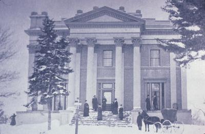 Ward Hall - Note on slide: Old photo