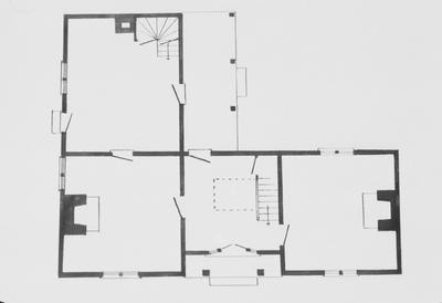 Floyd Gritton House - Note on slide: First floor plan