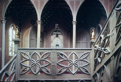 Strawberry Hill - Note on slide: Stairhall