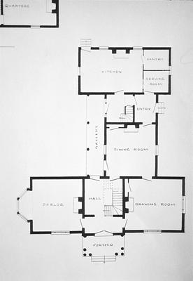 Thorn Hill - Note on slide: First floor plan