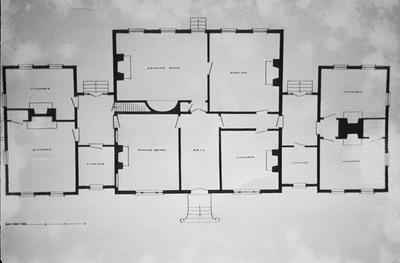 William Morton House - Note on slide: Floor plan