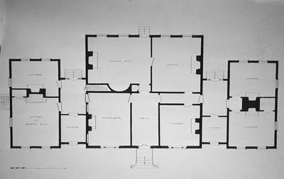 William Morton House - Note on slide: Floor plan