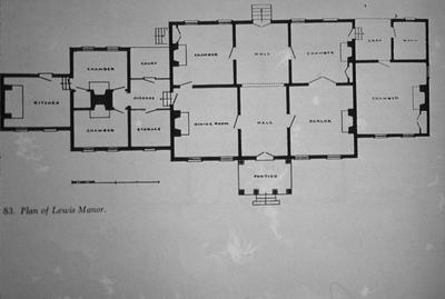 Lewis Manor - Note on slide: Floor plan