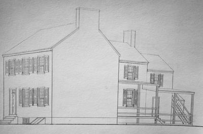 Isabella Lake House - Note on slide: Restored sketch
