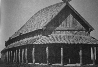 Reconstructed Viking Building