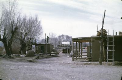 Houses by Stream (Pueblo de Taos)
