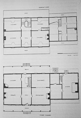 Peter Lefferts House - Note on slide: Flatbush Brooklyn. Plans by Clay Lancaster