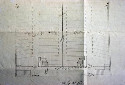 Pair Street Meeting House - Note on slide: Plan by James Weeks