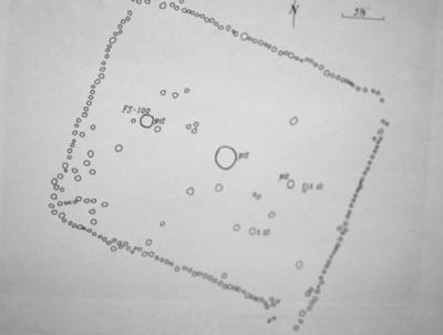 Morris Site - Note on slide: House pattern for structure 3