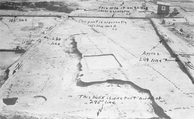 Excavated Village in Jonathon Creek Site - Note on slide: Schwartz / Conceptions of Kentucky Prehistory p. 114