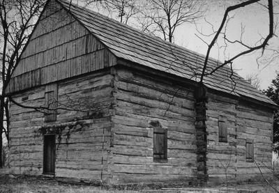 Cane Ridge Meeting House - Note on slide: Library of Congress, 1940s