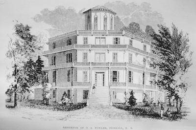 Orson Squire Fowler House - Note on slide: Fowler / Home for All. Frontispiece