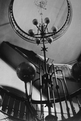 Lyndhurst - Note on slide: Rotunda chandelier