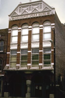 Lexington Opera House - Note on slide: Herman L. Rowe