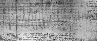Abraham Nite Copy of Louisville Plan - Note on slide: Probably after William Pope 1783. Thomas / Views of Louisville