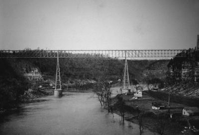 High Bridge - Note on slide: Artworks of the Bluegrass 1898
