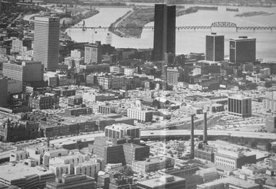 Louisville Panorama - Note on slide: S. Thomas / Louisville in the Twenties