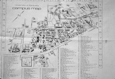 University of Kentucky - Note on slide: Map of Campus