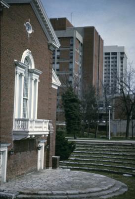 Rear of Memorial Hall - Note on slide: University of Kentucky