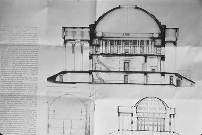 University of Virginia - Note on slide: Rotunda. Sections. Mr. Jefferson's Rotunda : A Return to the Original