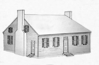 Alexander Scott Bullit House, Oxmoor, Jefferson County - Note on slide: Restored Sketch