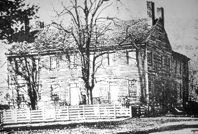 General James Wilkinson House - Note on slide: Exterior View of House, Razed in 1870