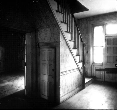 Peter Van der Veer House - Note on slide: Interior View of Staircase