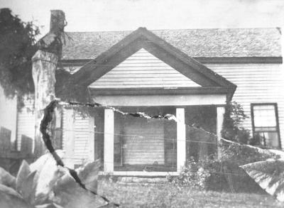 Peter Van der Veer House - Note on slide: Exterior view of house. Photo owned by Dewayne Maddox