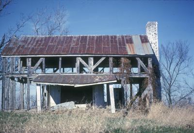 Peter Van der Veer House - Note on slide: Exterior view of south front