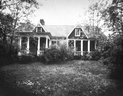 Peter Van der Veer House - Note on slide: Exterior view of east front