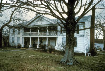 Old Tavern on Nicholasville-Lancaster Pike - Note on slide: Exterior view - front of tavern