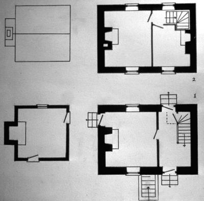 George McAfee House - Note on slide: Floor Plans