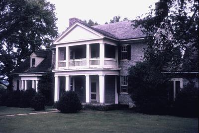Welcome Hall or Long-Grady House - Note on slide: Exterior view of front of building