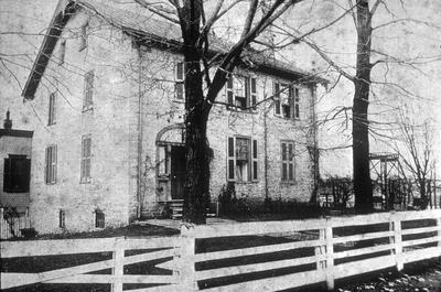 Captain Benjamin Head House - Note on slide: Detail of underside of roof