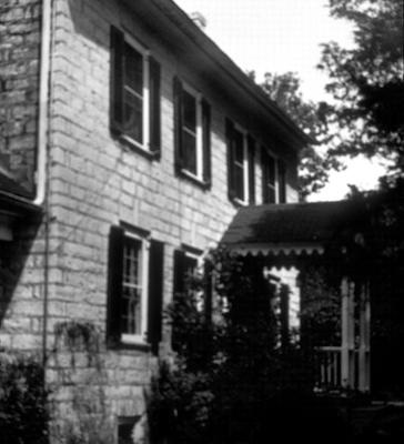 Joel DuPuy House - Note on slide: Exterior view
