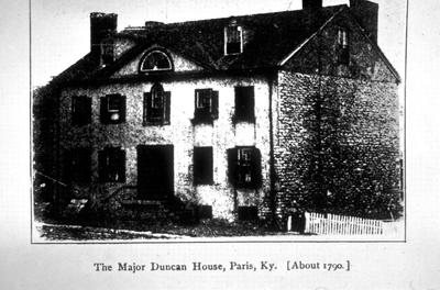 Duncan Tavern - Note on slide: Exterior view