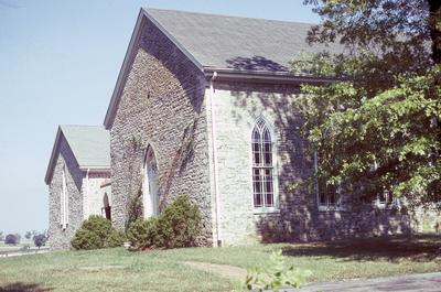 Walnut Hill Church - Note on slide: Exterior view