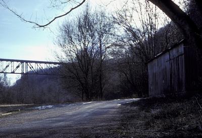 Shaker Landing Road - Note on slide: View of Shaker Landing