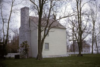 Shakertown first house - Note on slide: Exterior view of house