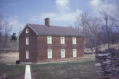 Shakertown Tanyard house - Note on slide: Exterior view