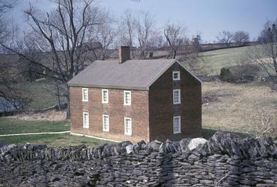 Shakertown Tanyard house - Note on slide: Exterior view