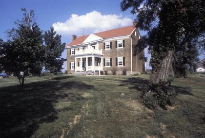 Thomas Marshall house exterior - Note on slide: Exterior view of house. Photo by H. Sparks